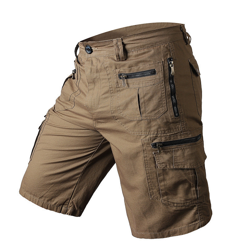 Men's Fashion Simple Multi-pocket Cotton Pants-HighTouch