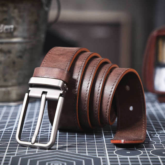 Men's Full-Grain Leather Belt – Buckhorn