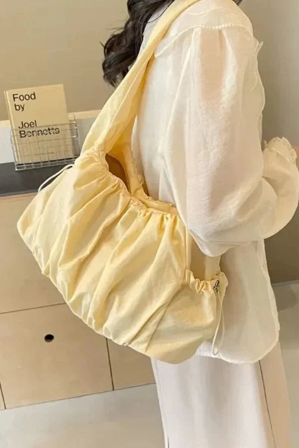 Isadora Crossbody Bag - Nylon Pleated Compact Carry