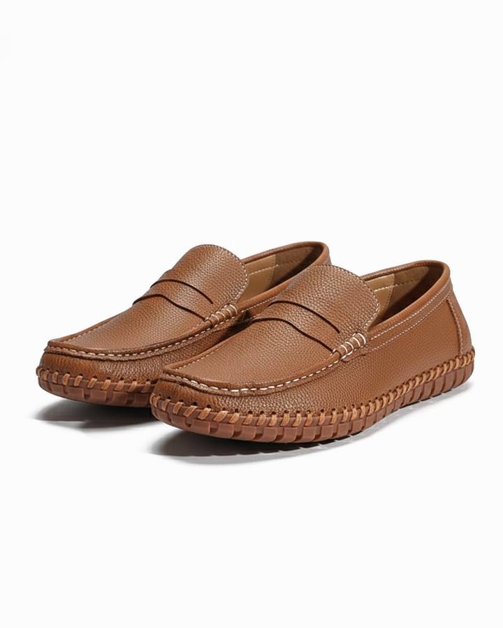 Men's Full-Grain Leather Slip-On Loafers