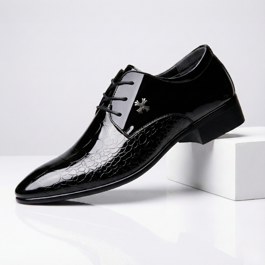 Men’s Patent Leather Dress Shoes for Black Tie