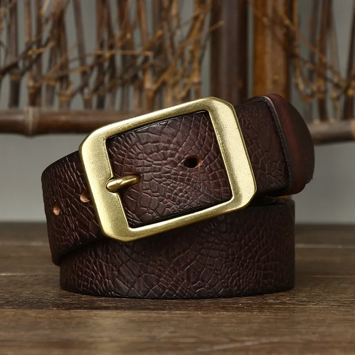 Men's Handcrafted Cowhide Leather Belt