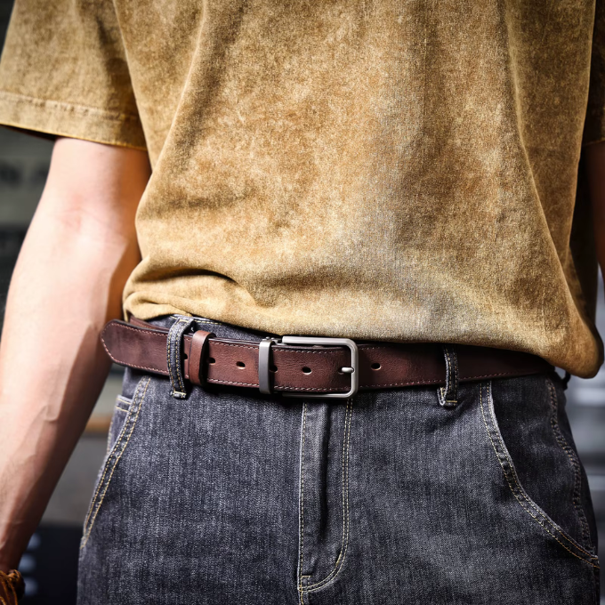 Men's Full-Grain Leather Belt – Buckhorn
