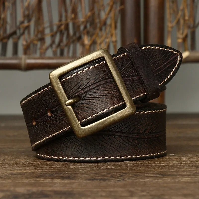 Men's Pure Cowhide Leather Belt