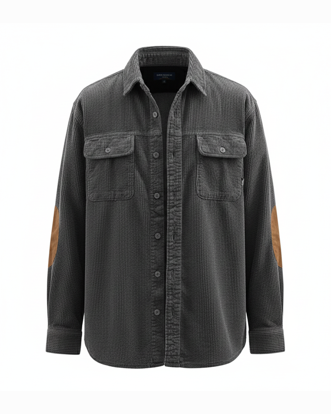Men's Corduroy Button-Up Shirt – Relaxed Fit