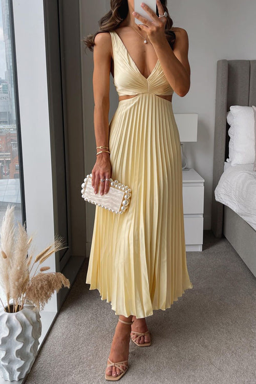 Evangeline Silk Maxi Dress
