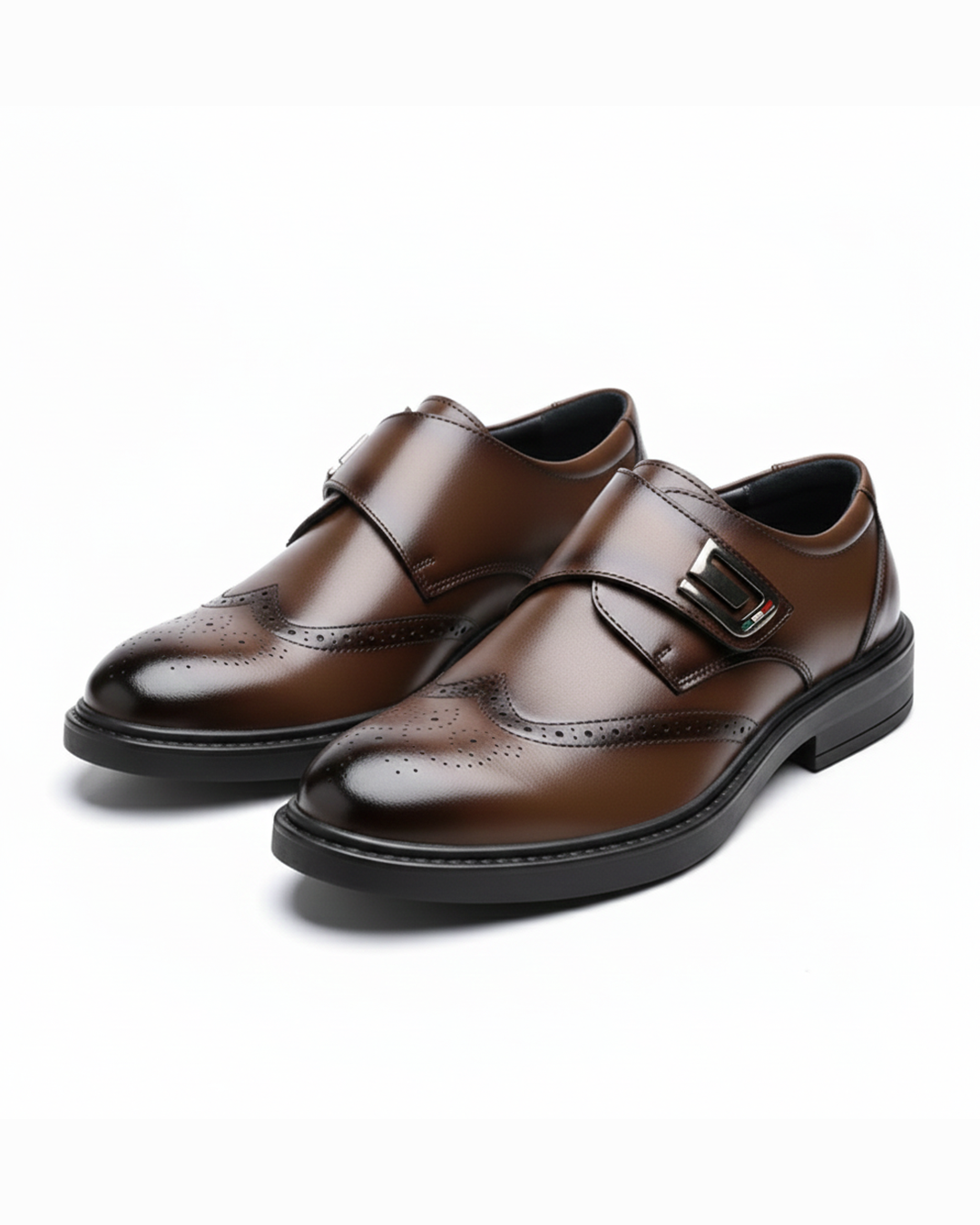 Men's Full-Grain Leather Slip-On Dress Shoes