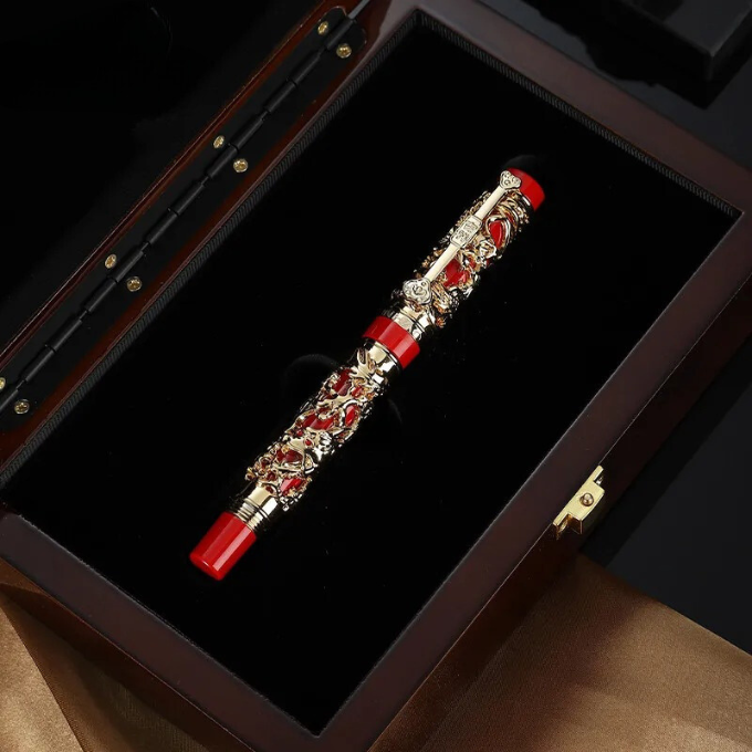 Regal Luxe Dragon Fountain Pen | Fine Writing Gift