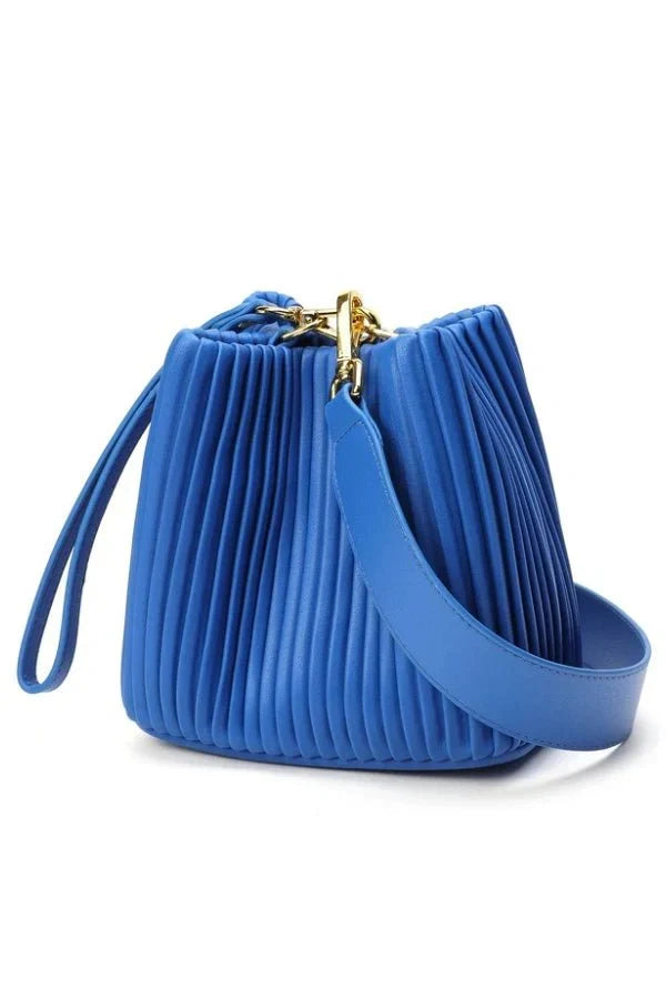 Celina Shoulder Bag - PU Leather Structured Convertible Carry