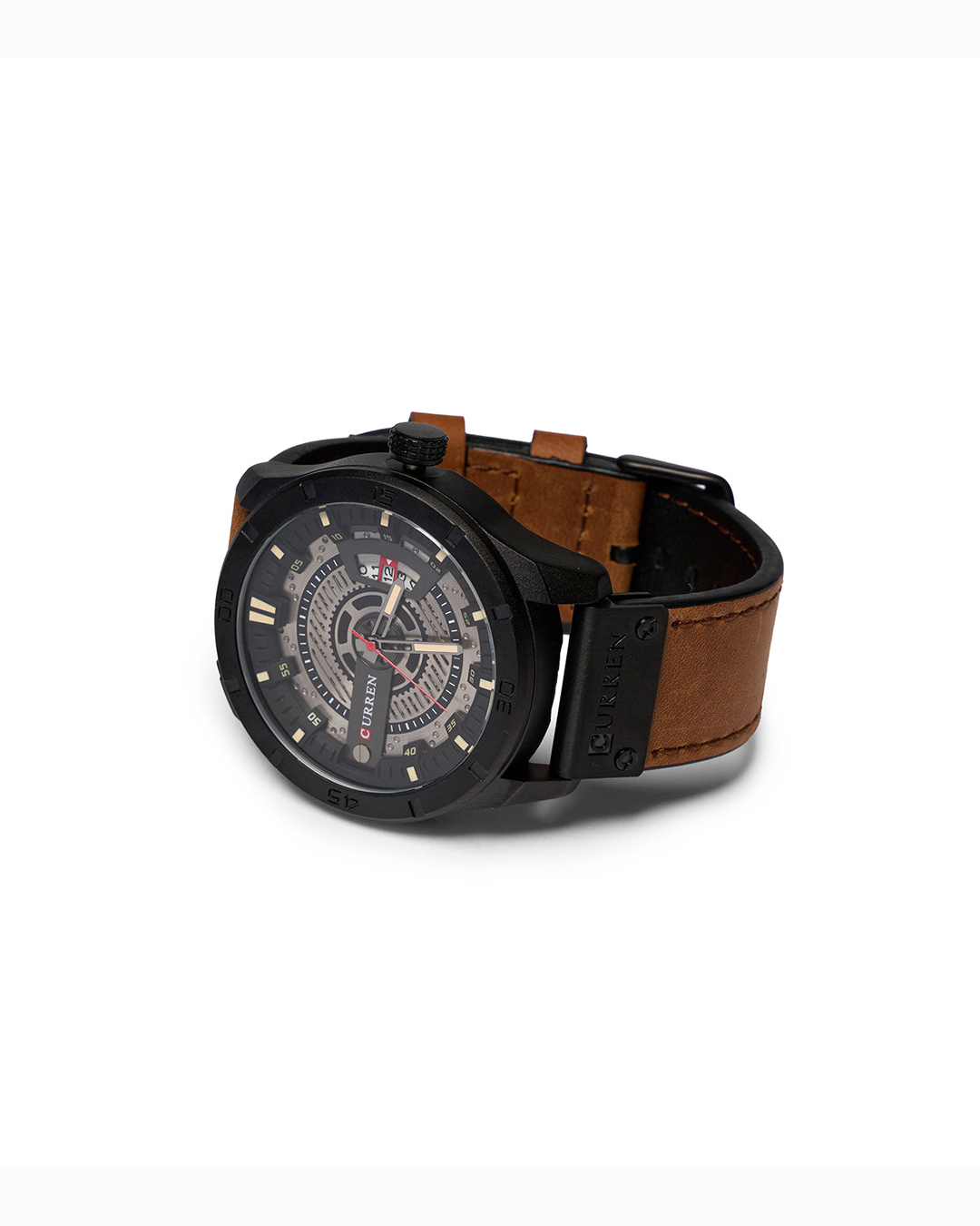 Men's Leather Watch – Curren Classic Chronograph
