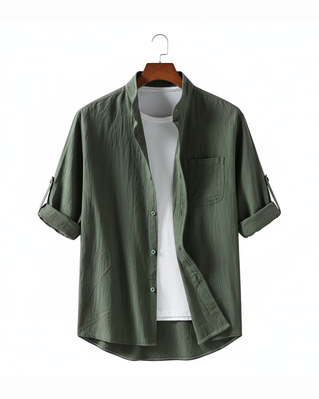Men's Signature Button-Up Shirt – Casual Cotton Style