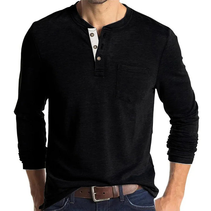 Men's Long Sleeve T-Shirt – Soft Cotton Comfort
