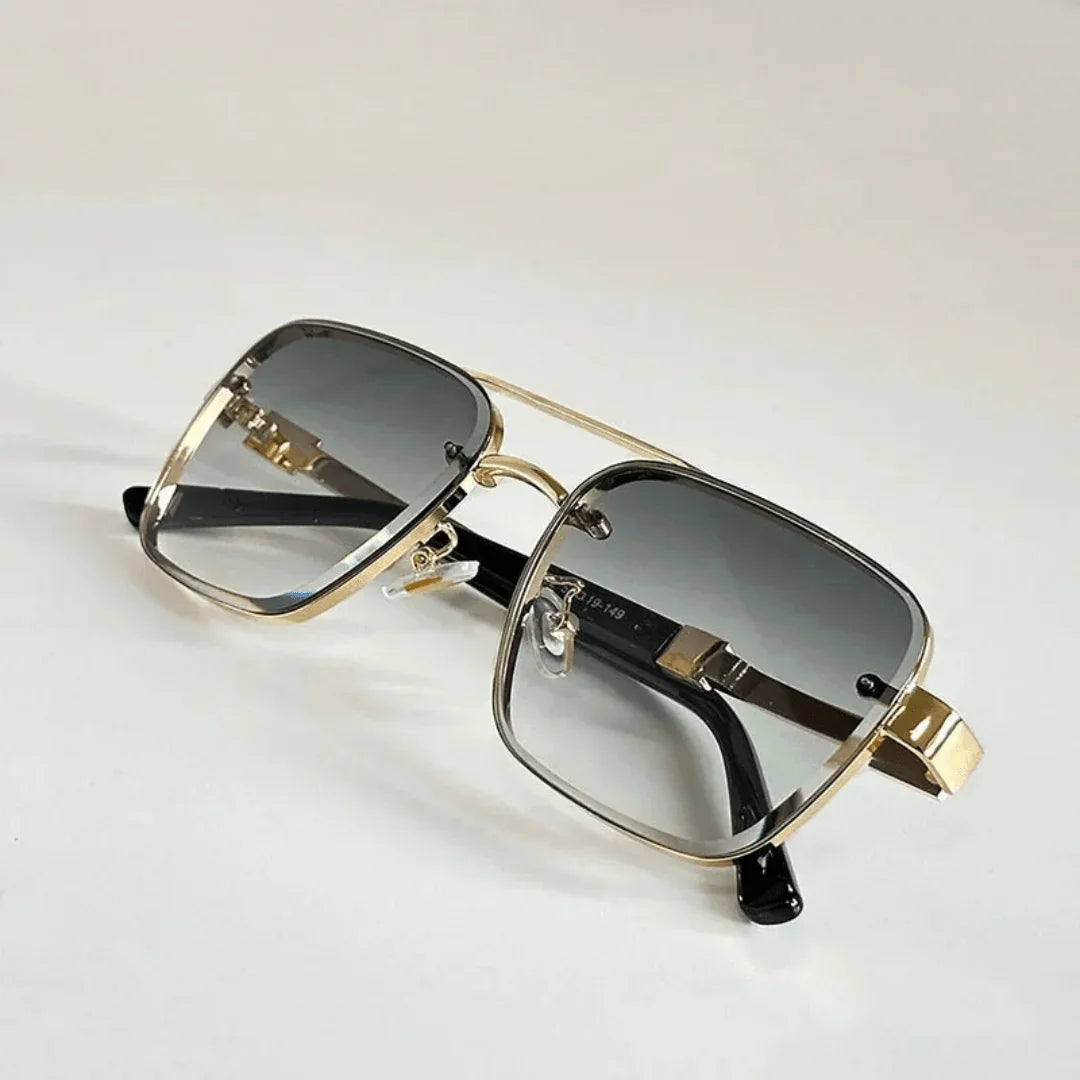 Men's Square Sunglasses – UV400 Gradient Lenses
