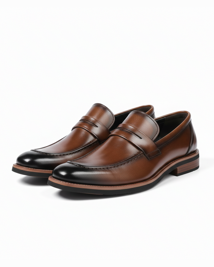 Men’s Leather Penny Loafers – Polished Comfort