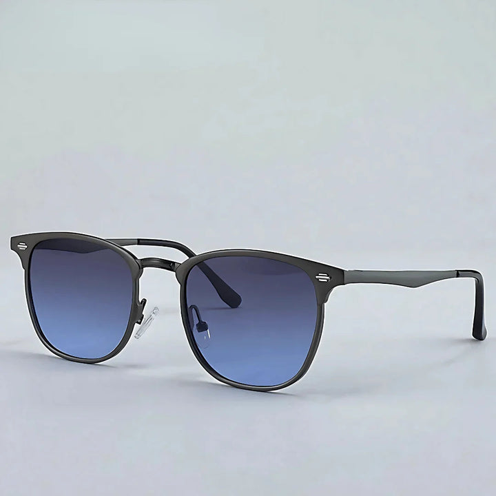 Men's UV400 Clubmaster Sunglasses – Tinted Lenses