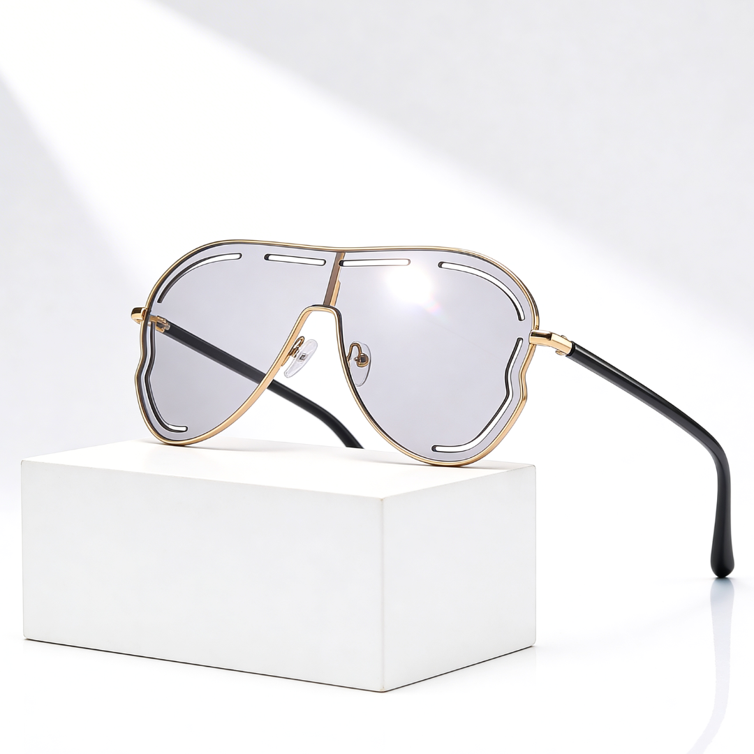 Women's Oversized UV400 Aviator Sunglasses – Gradient