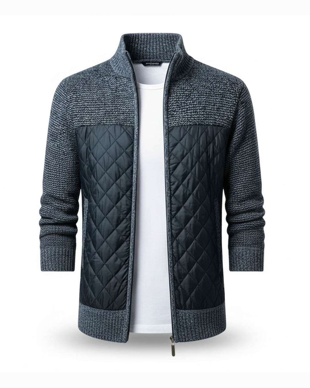 Men's MetroLayer Zip Jacket – Warm Quilted Outerwear