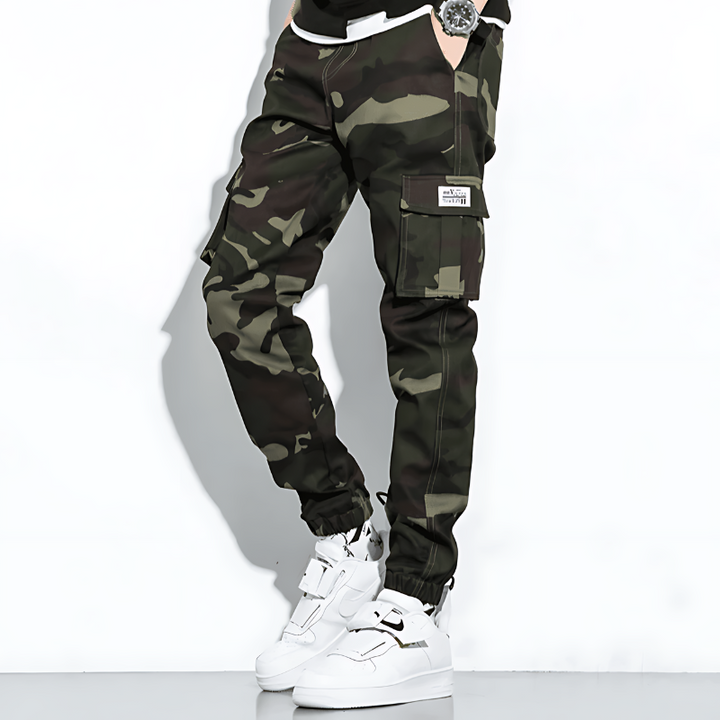 Men's Camo Cargo Pants – Relaxed Fit