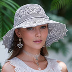 Brianna | Elegant wide-brimmed folding sun hat-HighTouch