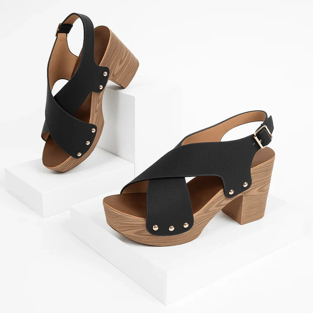Women's Block Heel Slingback Heels – Arch Support & Comfort