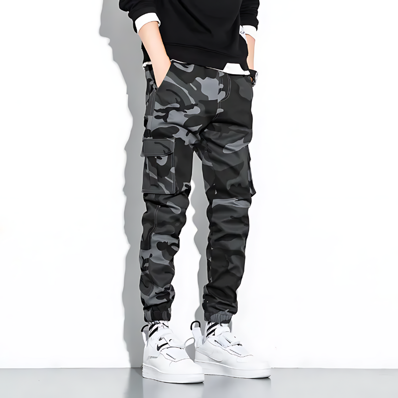 Men's Camo Cargo Pants – Relaxed Fit