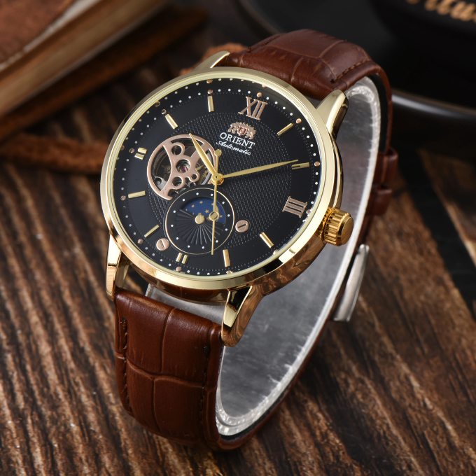 Men's Automatic Skeleton Watch – Solara Orient