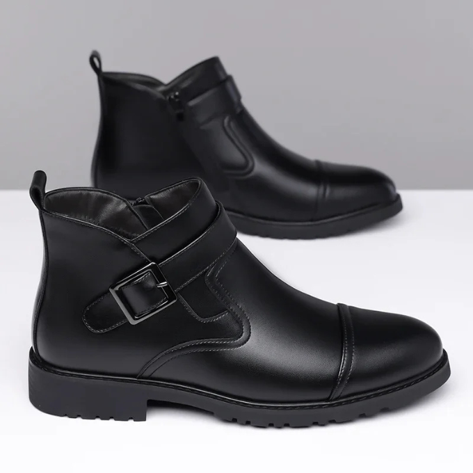 Men’s Leather Dress Boots – Smart Professional Style