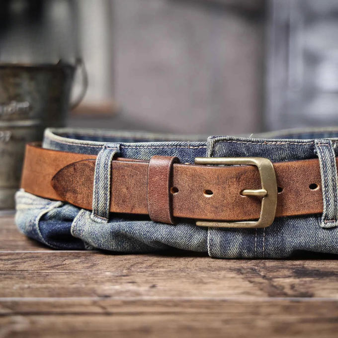 Men's 100% Cowhide Leather Belt | Italian Handmade