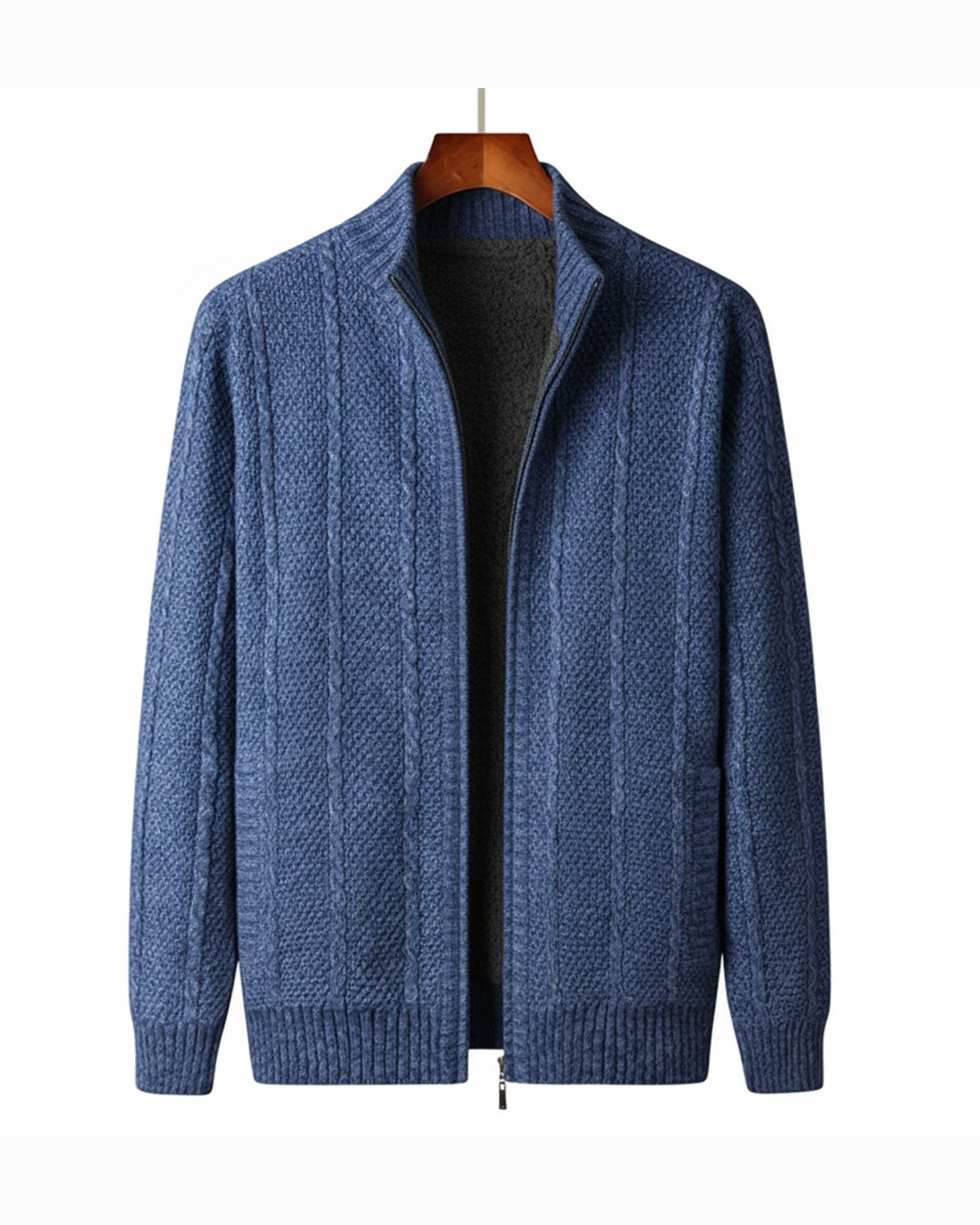 Men's Wool Zip Jacket – Warm, Breathable & Stylish