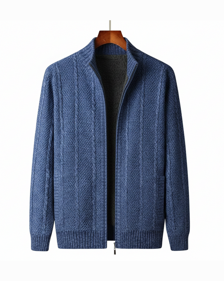 Men's Wool Zip Jacket – Warm, Breathable & Stylish
