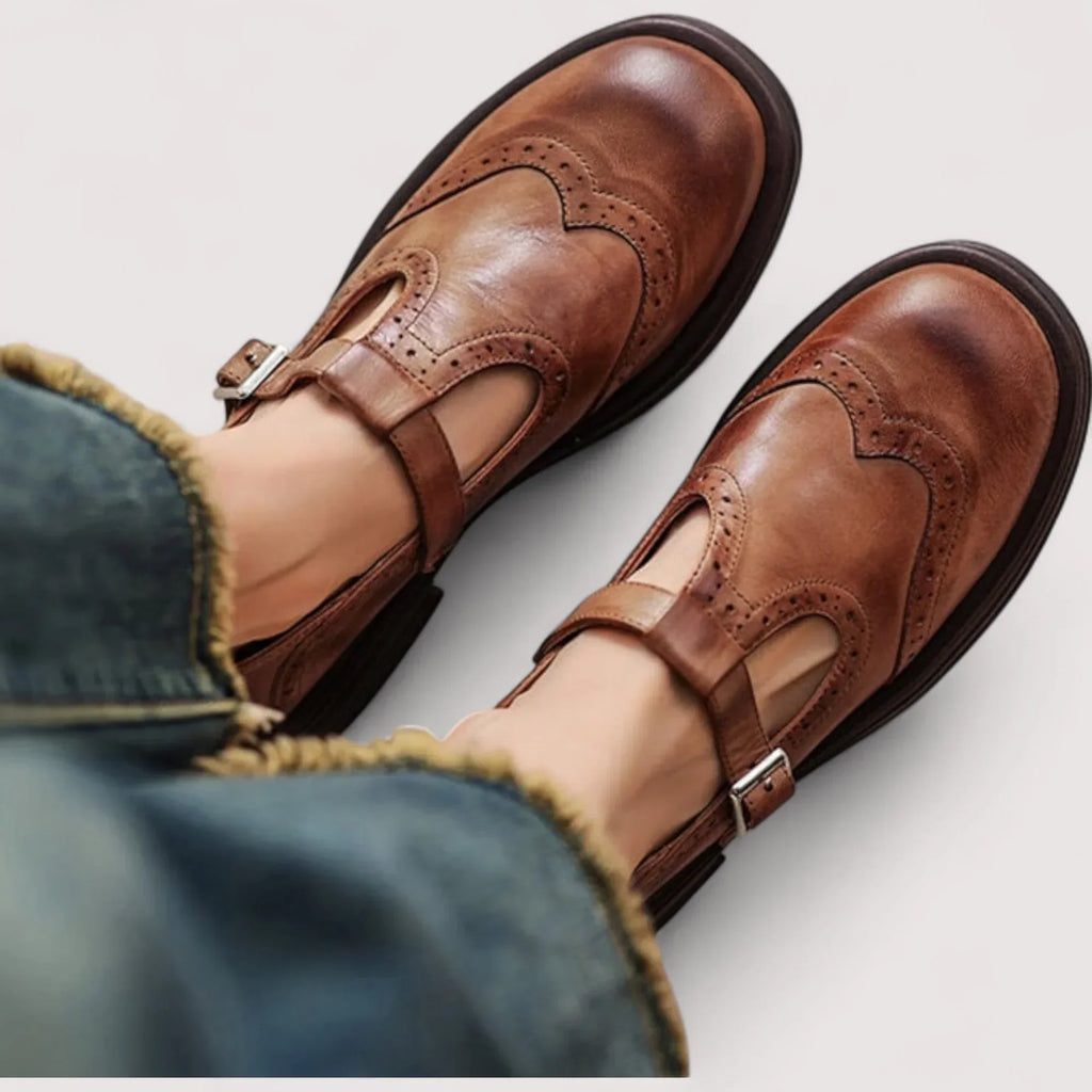 Claudia Elite Leather Mary Jane Shoes