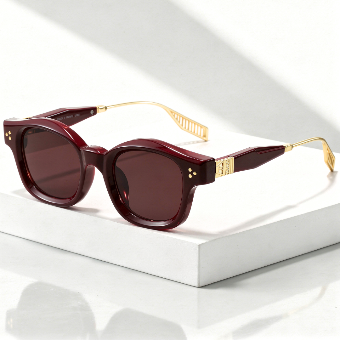 Men's Square Sunglasses with UV400 Protection