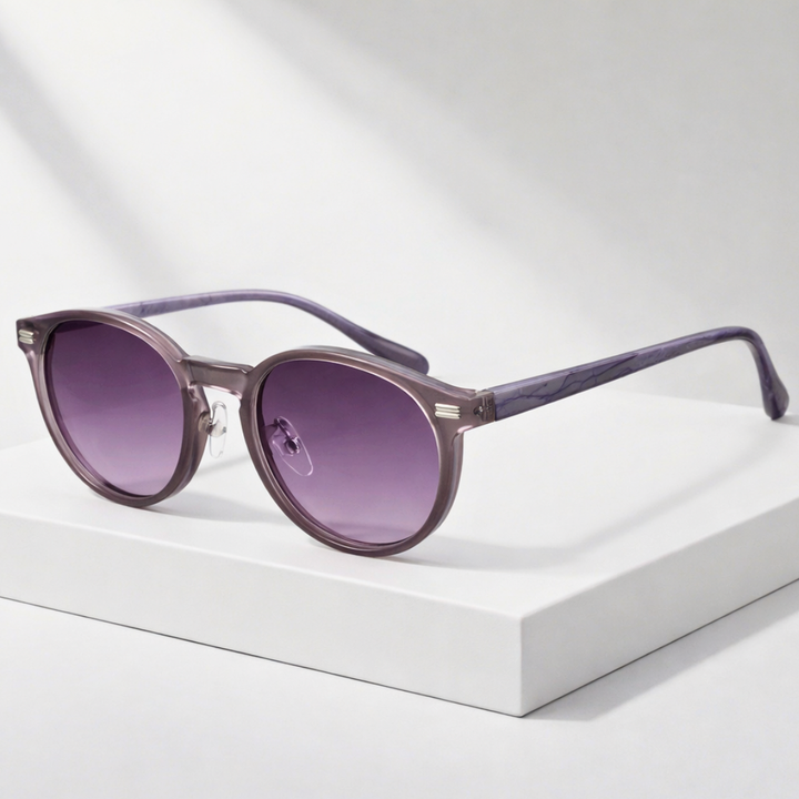 Men's UV400 Sunglasses – Lightweight Rounded Frame