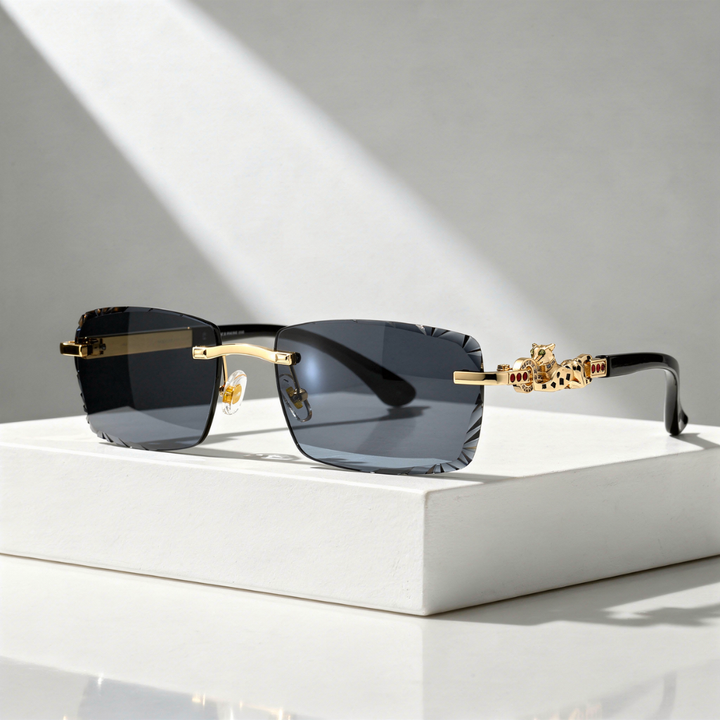 Rimless Sunglasses with UV400 Protection