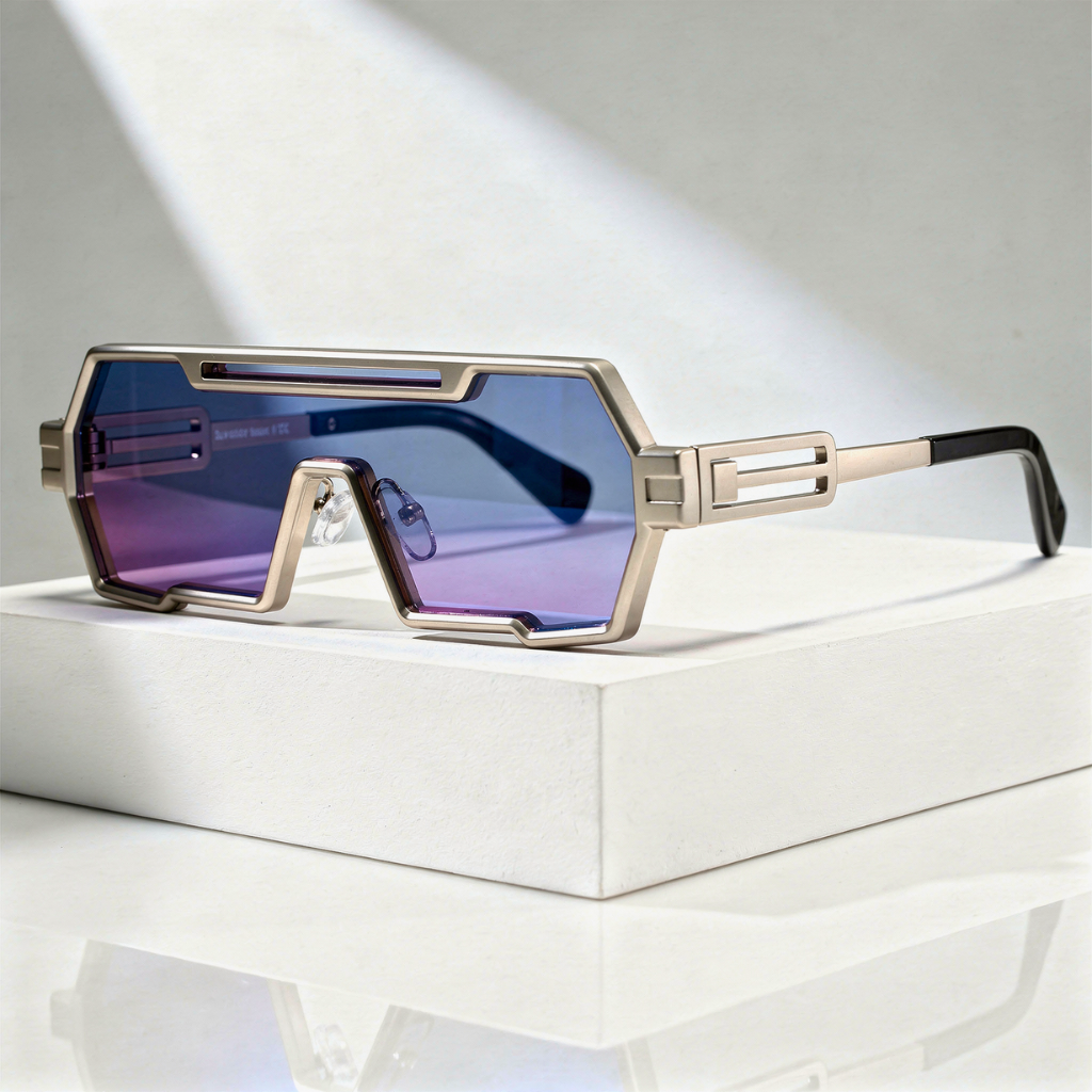Men's Shield Sunglasses with UV400 Protection