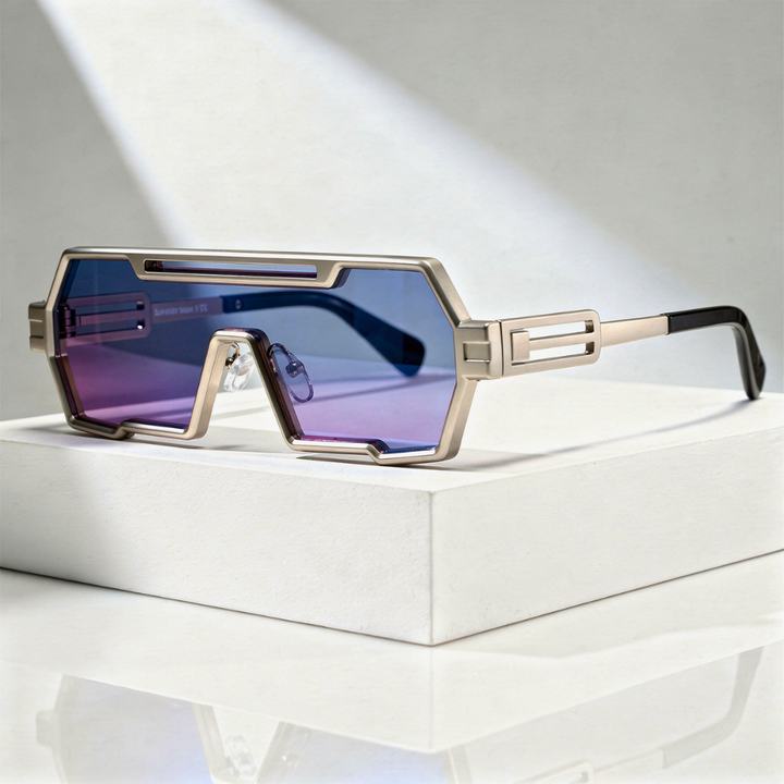 Men's Shield Sunglasses with UV400 Protection