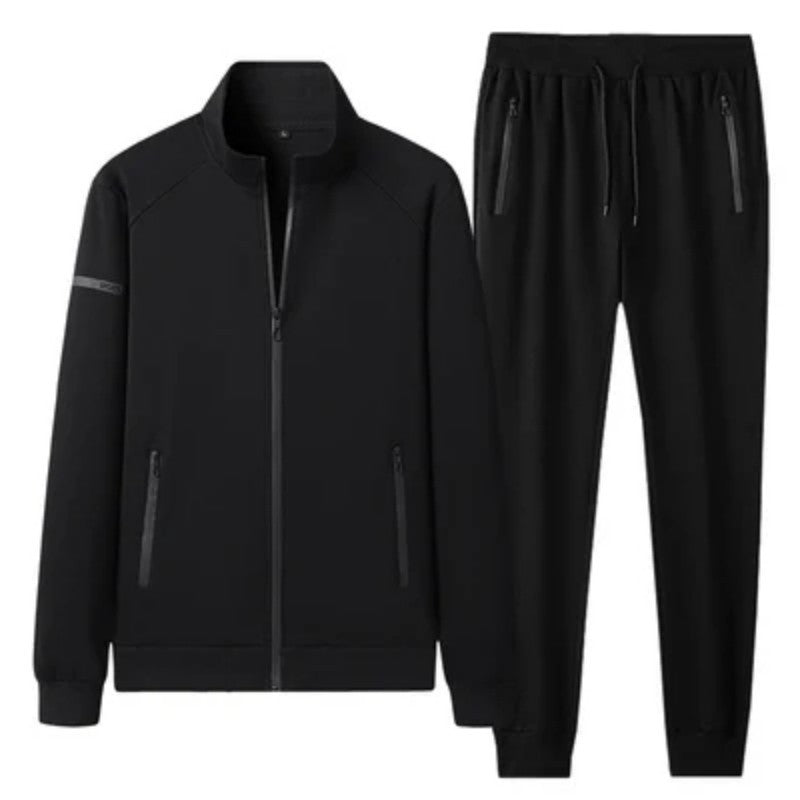 Men’s Cotton Stretch Tracksuit Set – Casual Sportswear Outfit-HighTouch