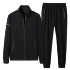 Men’s Cotton Stretch Tracksuit Set – Casual Sportswear Outfit-HighTouch