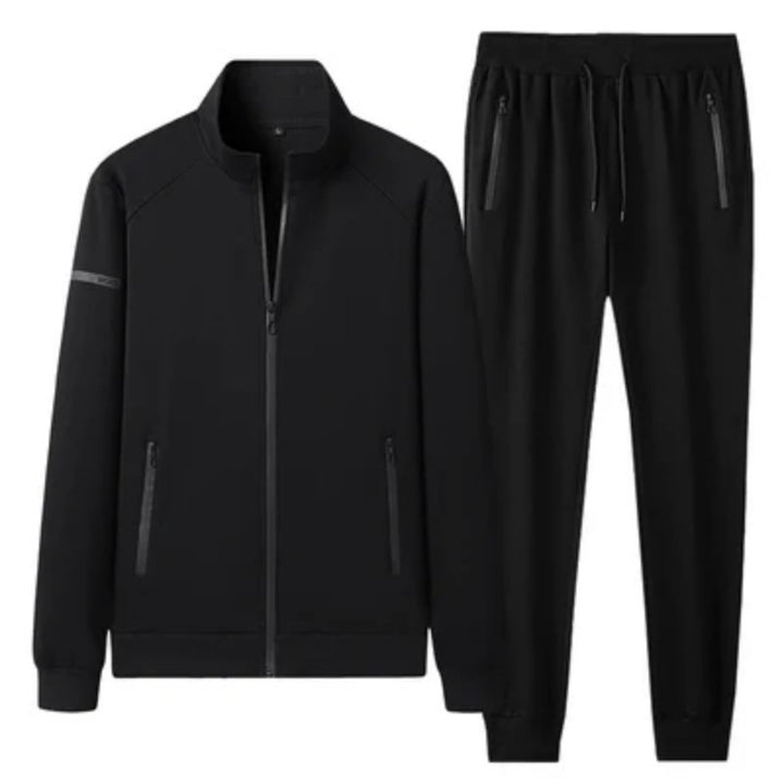 Men’s Cotton Stretch Tracksuit Set – Casual Sportswear Outfit-HighTouch