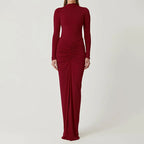 Pleated Waist Dress UK-HighTouch