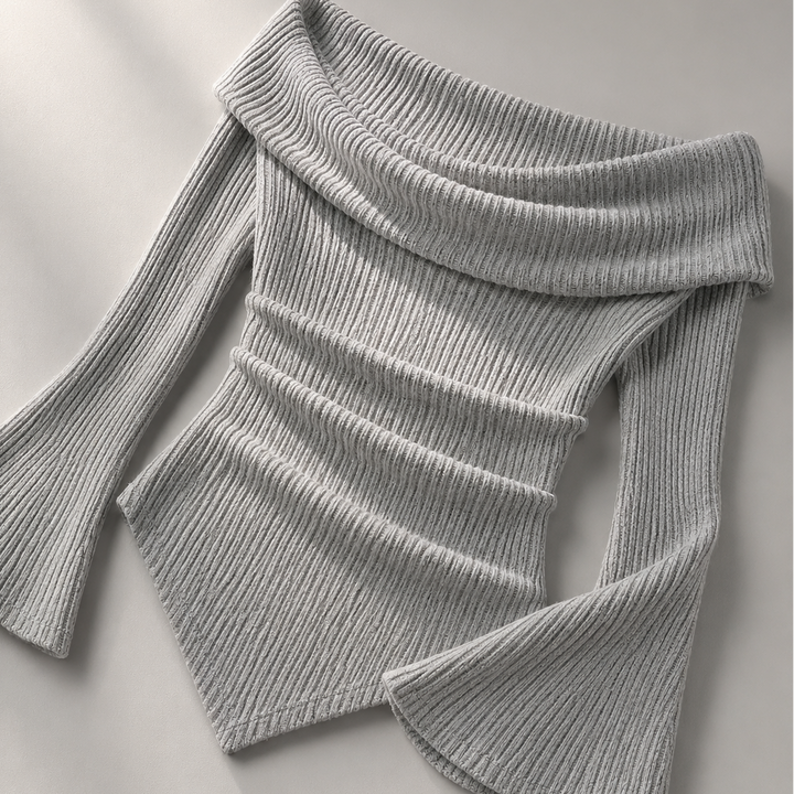 Rowan Contour Knit - Women's Ribbed Long Sleeve Top