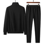 Men’s Cotton Stretch Tracksuit Set – Casual Sportswear Outfit-HighTouch