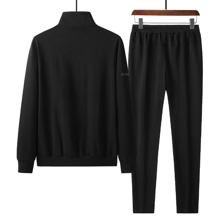 Men’s Cotton Stretch Tracksuit Set – Casual Sportswear Outfit-HighTouch