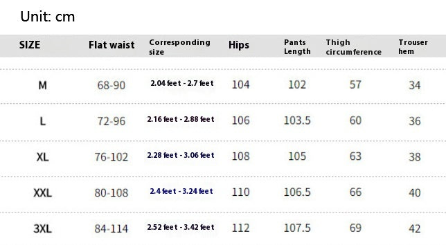 Fashion Casual Trousers Men's Loose Long Pants-HighTouch