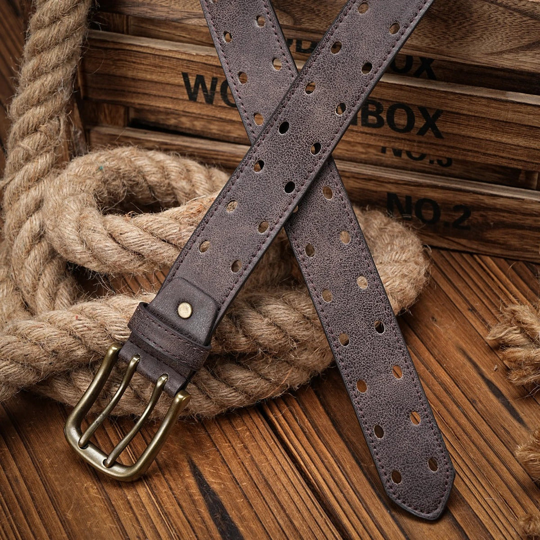 Men's Distressed Leather Belt – Dakota