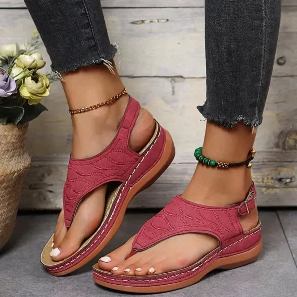 Women's Orthopedic Arch Support Sandals Adjustable Straps
