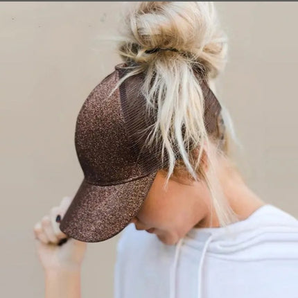 High Ponytail Baseball Cap for Women