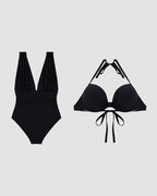 Seraphina | Women's Tummy Control V-Neck Swimsuit