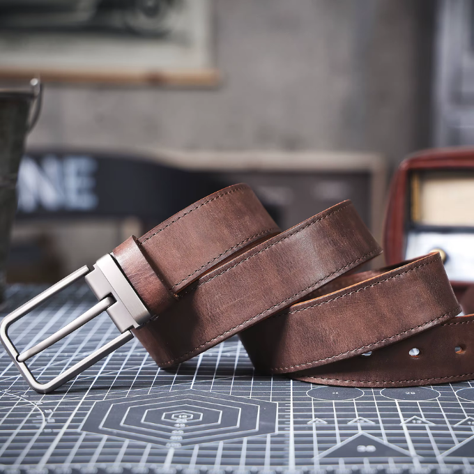 Men's Full-Grain Leather Belt – Buckhorn