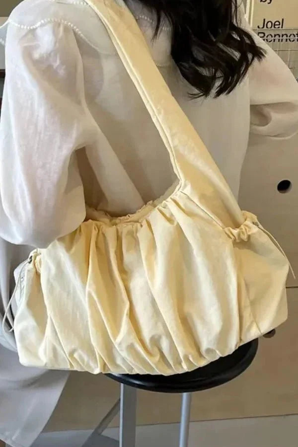 Isadora Crossbody Bag - Nylon Pleated Compact Carry
